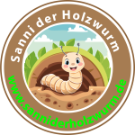 sanni der holzwurm logo